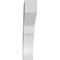 Ekena Millwork 3-in. W x 12-in. D x 16-in. H Monterey Architectural Grade PVC Knee Brace BRCP03X12X16MON - alternate 4